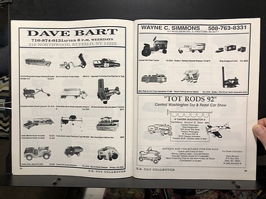 U.S. Toy Collector Magazine - June, 1992