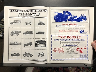 U.S. Toy Collector Magazine - July, 1992