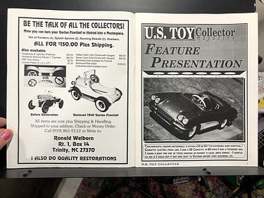 U.S. Toy Collector Magazine - August, 1992