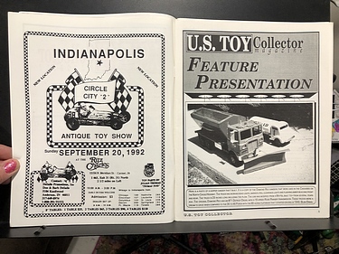 U.S. Toy Collector Magazine - September, 1992