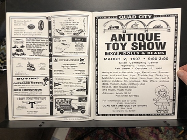 U.S. Toy Collector Magazine - January, 1997