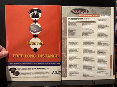 Yahoo! Internet Life, June, 1998