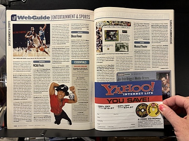 Yahoo! Internet Life, March, 2000