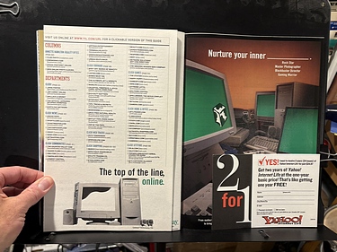Yahoo! Internet Life, April, 2000