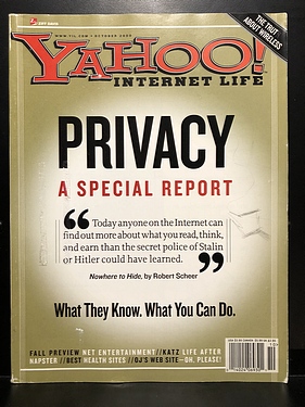 Yahoo! Internet Life, October, 2000