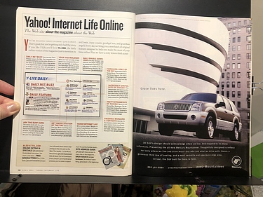 Yahoo! Internet Life, April, 2001