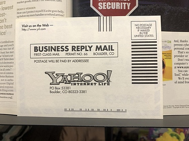 Yahoo! Internet Life, April, 2001