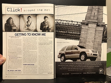 Yahoo! Internet Life, July, 2001