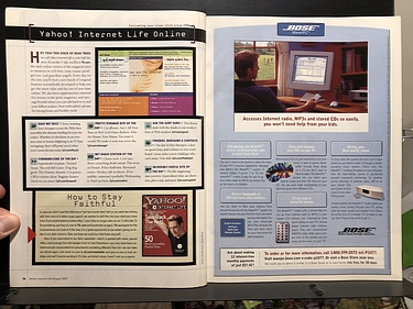 Yahoo! Internet Life, August, 2001