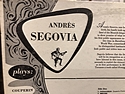 AndrÃ©s Segovia Plays