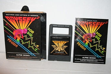 Magnavox Odyssey 2 - Alpine Skiing!