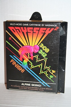 Magnavox Odyssey 2: Alpine Skiing!