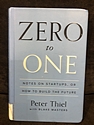 Zero to One, by Peter Thiel