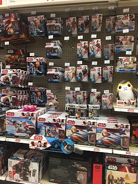 Toys R Us Star Wars Display 2017