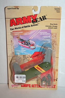 Galoob - Army Gear: Knife / Attack Boat