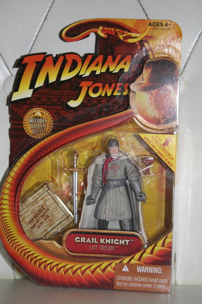 Indiana Jones HASBRO 2000's 3 3/4" Figure Grail Knight w Sword