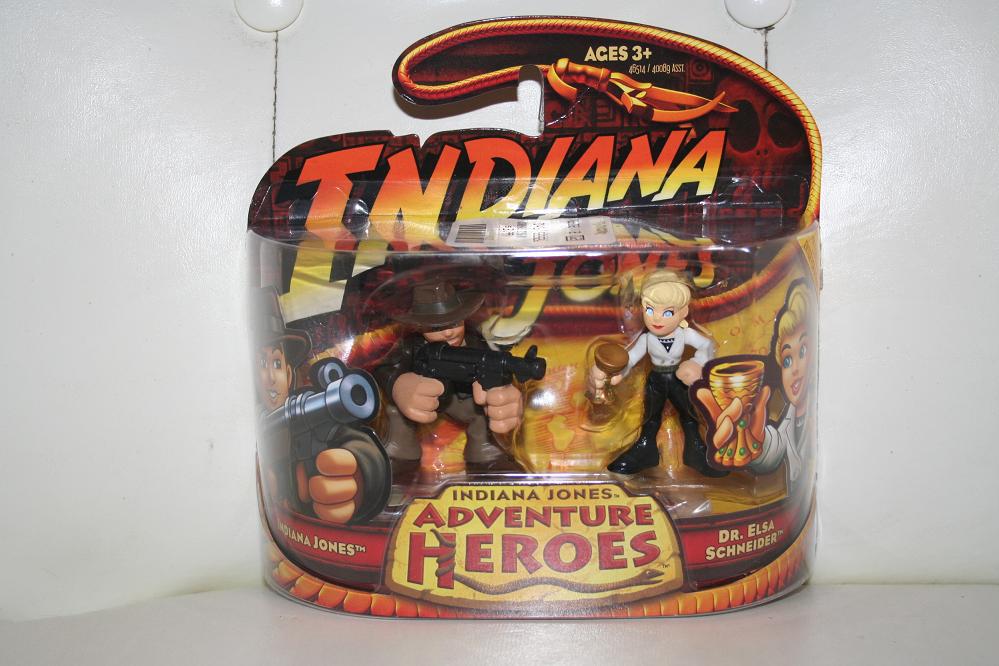 NEAR Comme neuf 2008 Hasbro Indiana Jones Map room personnel de RA Adventure Heroes figure