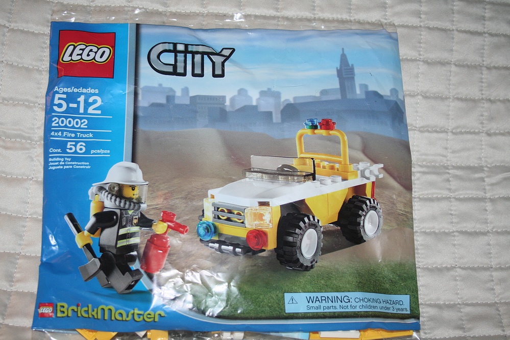 Lego Brickmaster: Set - Lego City 4x4 Fire Truck Preserve