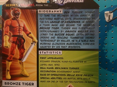 DC Universe Classics: Bronze Tiger