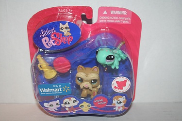 Littlest Pet Shop - #1260 & #1261 - Scottie & Iguana - Special Edition!