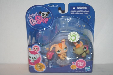 Littlest Pet Shop - #1310 & #1311 - Rabbit and Turtle - Special Edition!