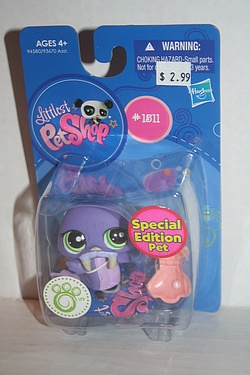 Littlest Pet Shop - #1511 - Purple Walrus (Special Edition)