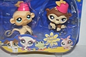 Littlest Pet Shop - #834 & #835 - Monkeys with Fez
