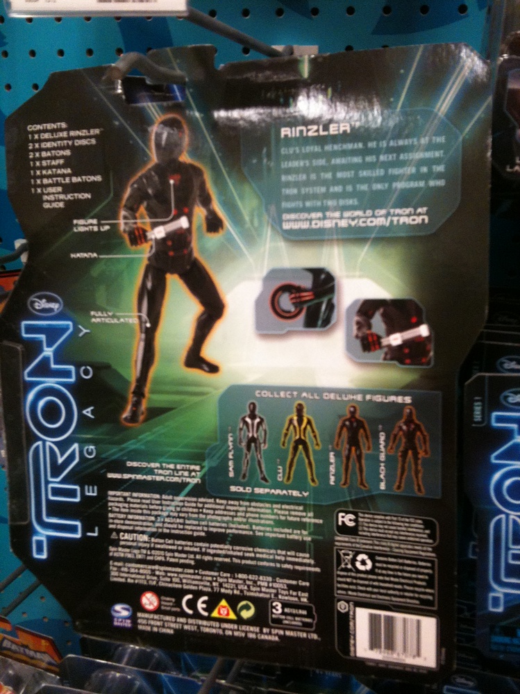 tron legacy rinzler figure