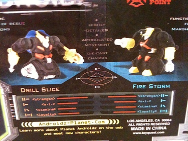 ToyQuest - Androidz: Fire Storm & Drill Slice