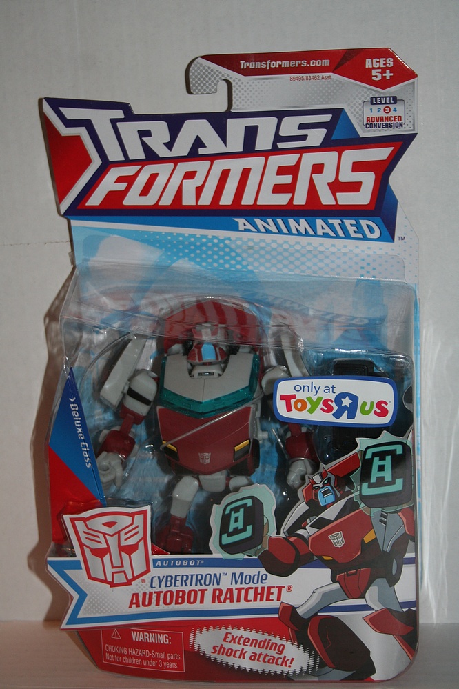 Transformers Animated - Cybertron Mode Ratchet Deluxe Class Figure - Parry  Game Preserve