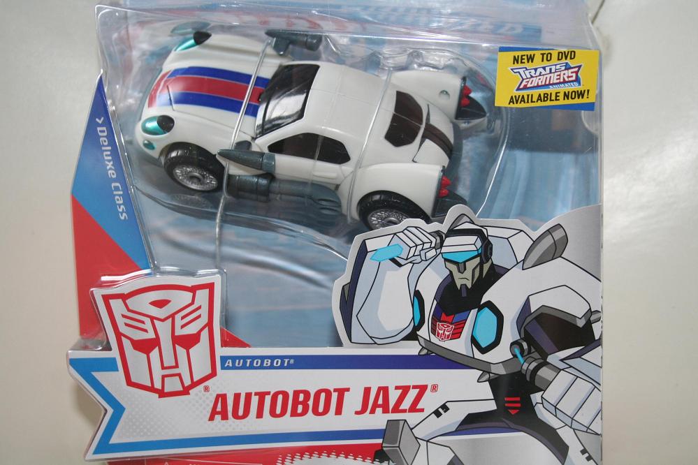 Transformers Animated - Jazz Deluxe Class Figure - Parry Game Preserve Transformers Animated - Jazz Deluxe Class Figure - Parry Game Preserve