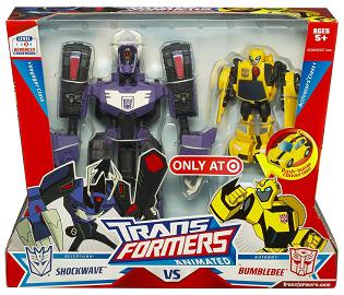 Transformers Animated - Target Exclusive Shockwave and Bumblebee Set