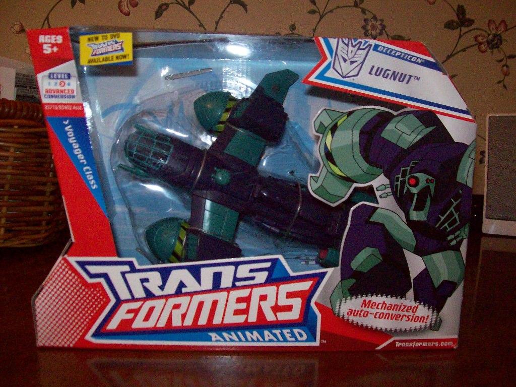 Transformers Animated - Lugnut Voyager Class Figure - Parry Game Preserve
