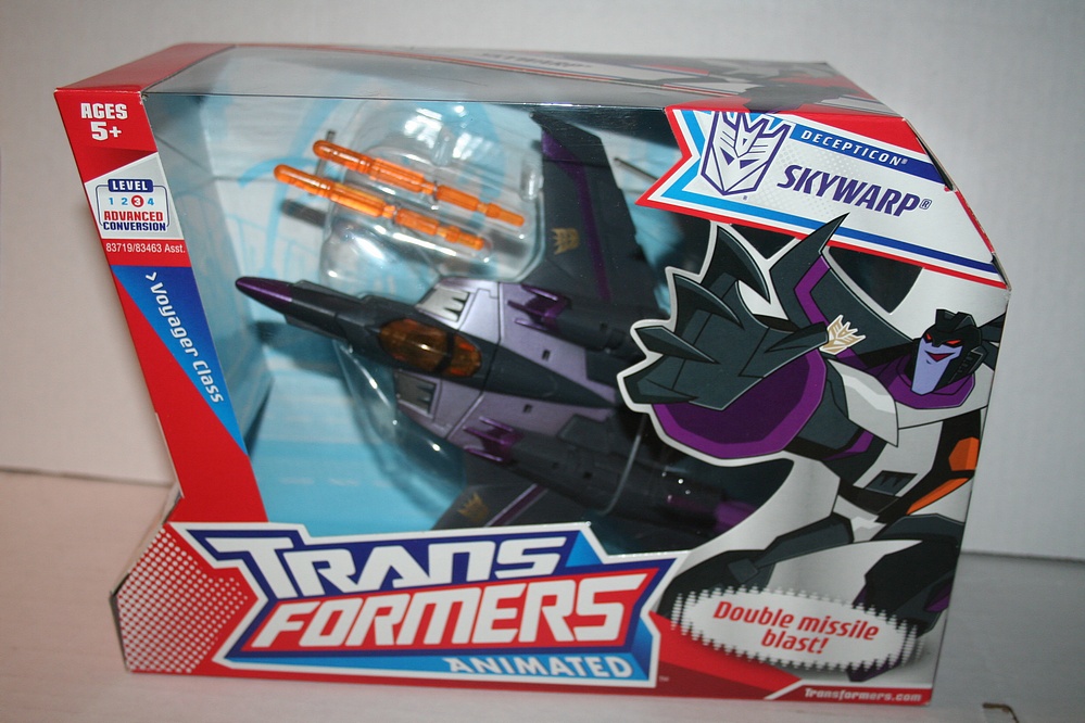 Transformers Animated - Skywarp Voyager Class Figure - Parry Game Preserve