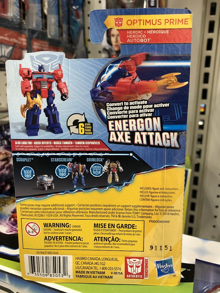 Transformers Cyberverse Power of the Spark (2019) Optimus Prime Scout Class Parry Game