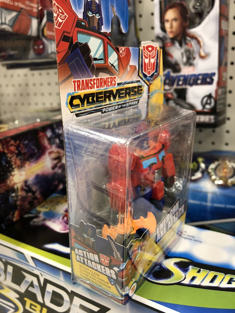 Transformers Cyberverse Power of the Spark (2019) Optimus Prime Scout Class Parry Game