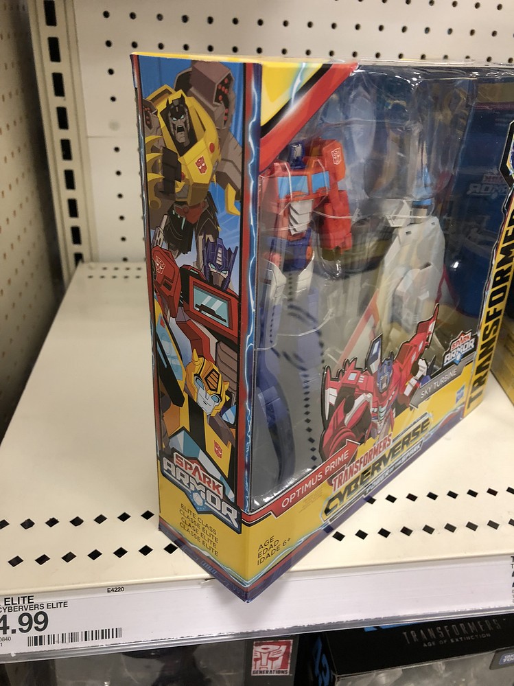 Transformers Cyberverse Power of the Spark (2019) Optimus Prime & Sky Turbine Spark Armor