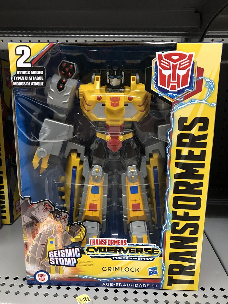 Transformers Cyberverse Power of the Spark (2019) Grimlock Ultimate Class Parry Game Preserve