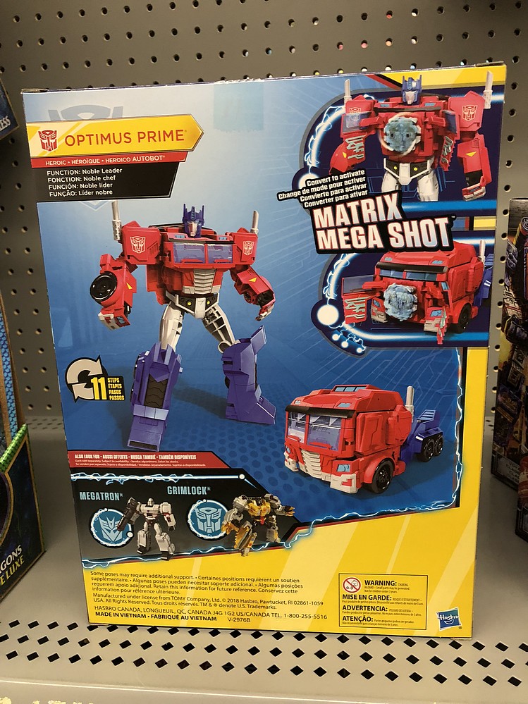 Transformers Cyberverse Power of the Spark (2019) Optimus Prime Ultimate Class Parry Game