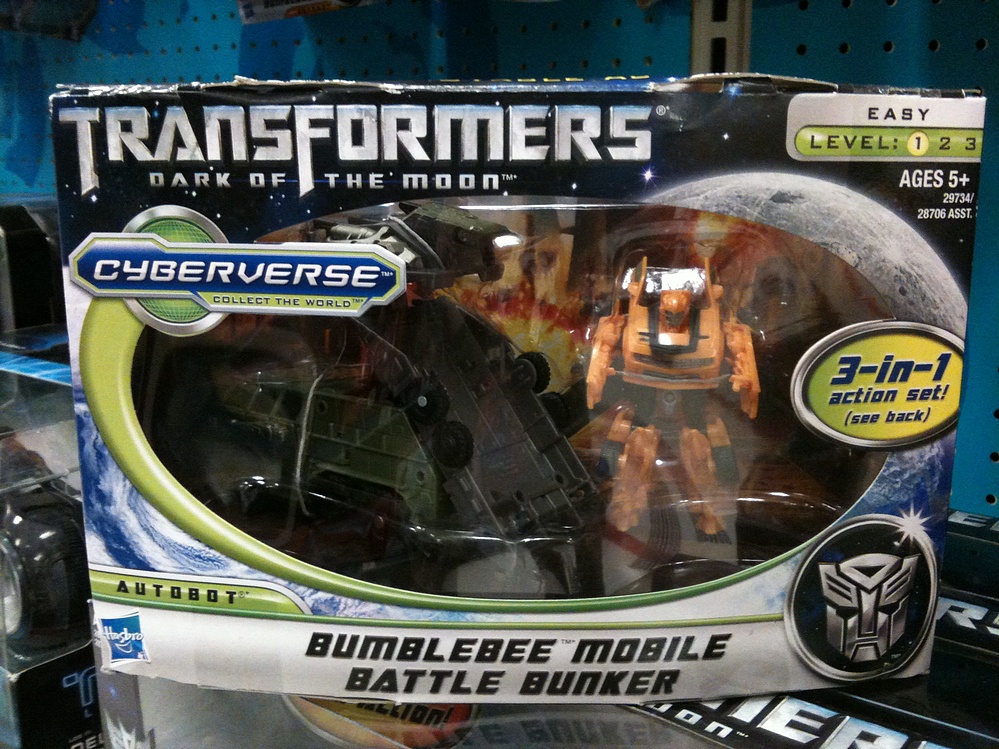 Bumblebee 3in1 Mobile Battle Bunker Transformers Cyberverse Figur Hasbro 