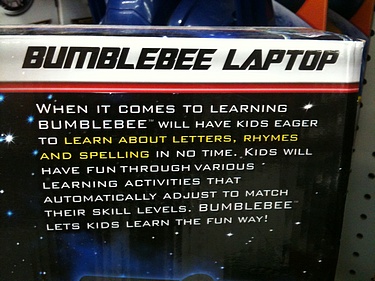 Transformers Dark of the Moon (2011) - Bumblebee Laptop