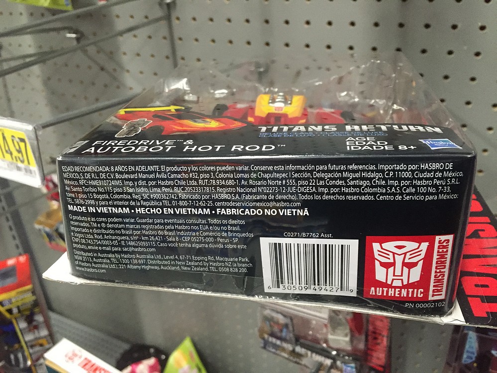 transformers titans return hot rod toy