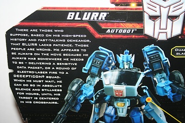 Transformers More Than Meets The Eye (2010) - Blurr