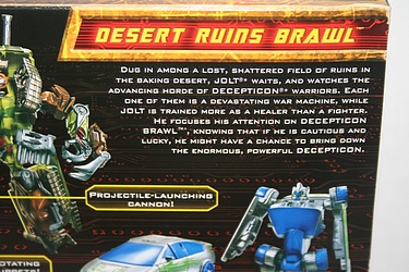 Transformers More Than Meets The Eye (2010) - Brawl vs. Jolt - Desert Ruins Brawl - Walmart Exclusive
