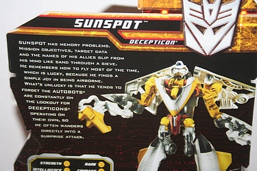 Transformers More Than Meets The Eye (2010) - Sunspot