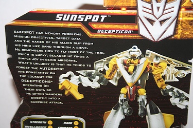 Transformers More Than Meets The Eye (2010) - Sunspot
