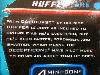 Transformers More Than Meets The Eye (2010) - Huffer with Caliburst