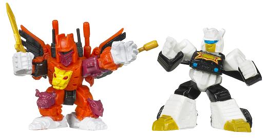 Transformers Robot Heroes - Ricochet vs. Predaking