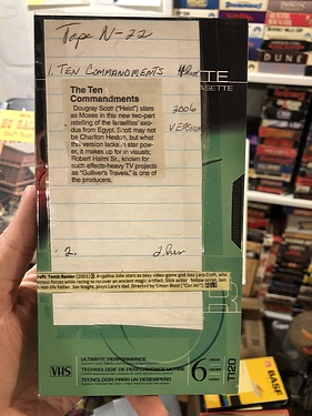 Toledo - Tape N-22 - #0229 - Ten Commandments (2006) / Tomb Raider
