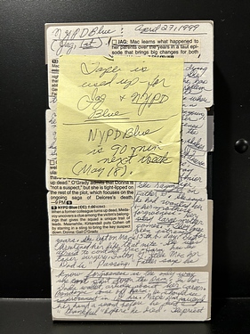 Tucson - Tape 0004 - #1103 - NYPD Blue April 27 1999, JAG